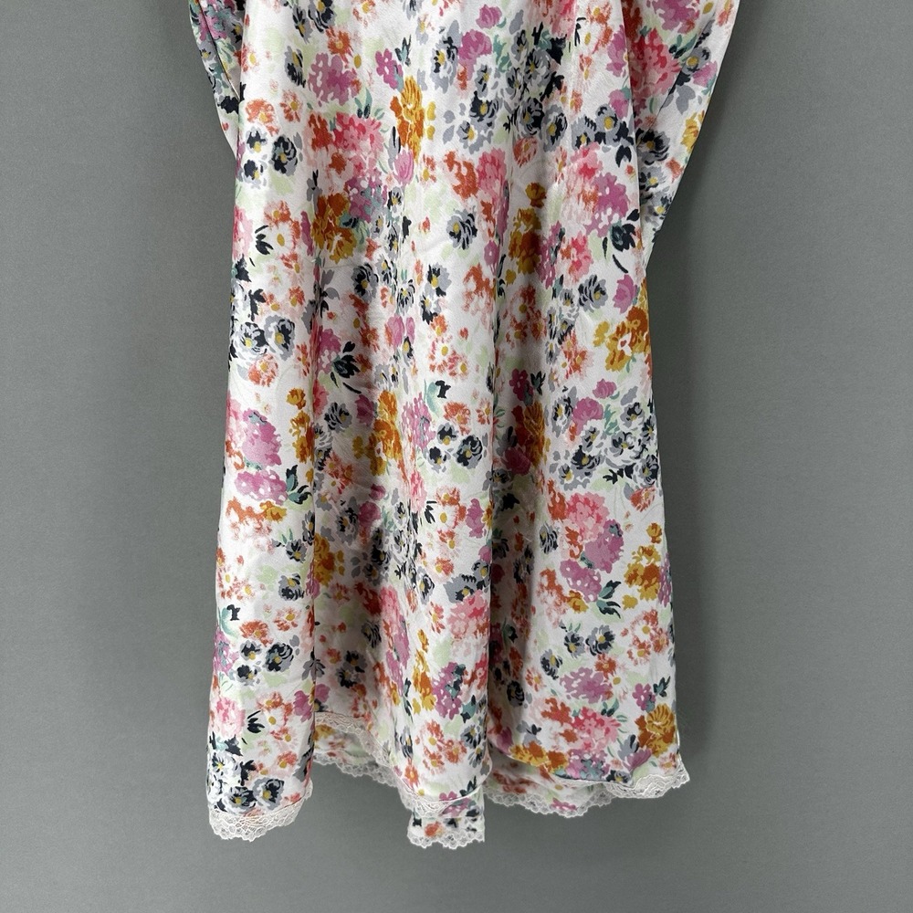 Victorias Secret Floral Cami Mini Slip Dress Lace‎ Womens S Chemise Y2K Babydoll - Picture 6 of 10